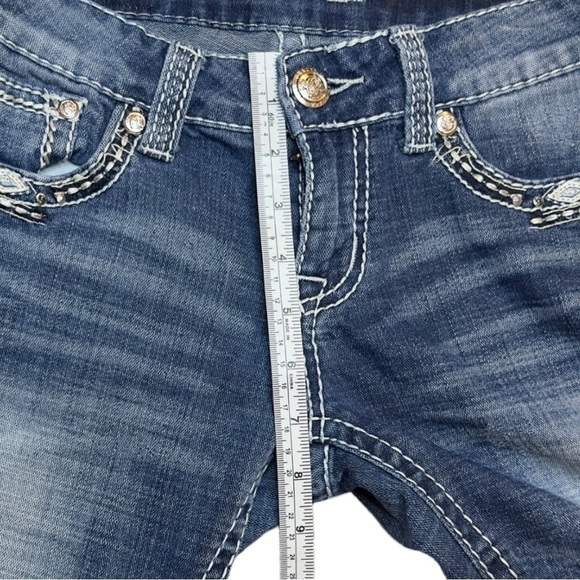 GRACE in LA Women’s Embellished Jean Capris Size 26 - Picture 11 of 15